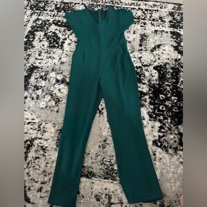 Express Emerald Wide Leg Jumpsuit